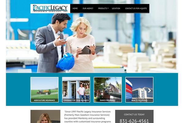 Pacific theme site design template sample