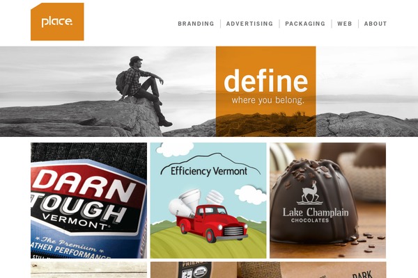 Place theme site design template sample