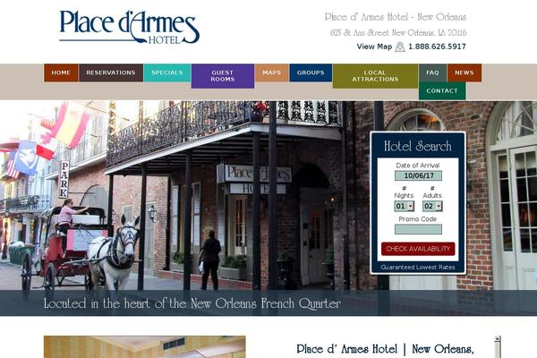 placedarmes.com site used Milenia-child