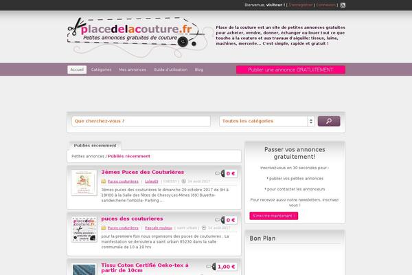 placedelacouture.fr site used ClassiPress