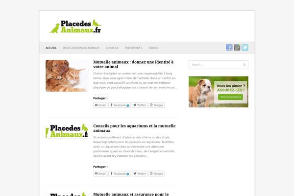 Fresh & Clean theme site design template sample