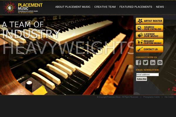 Hybrid theme site design template sample
