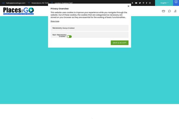 SetSail theme site design template sample
