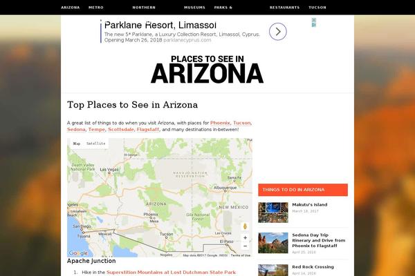 placestoseeinarizona.com site used Hickory Child