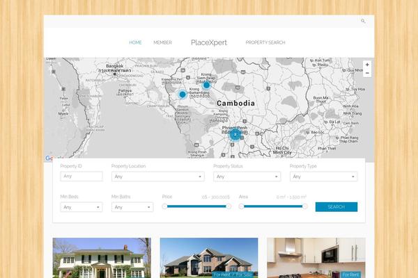 placexpert.com site used Hometown-theme