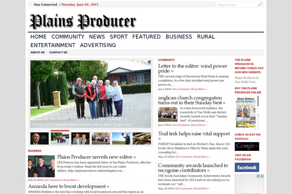 Newspaper Child theme site design template sample