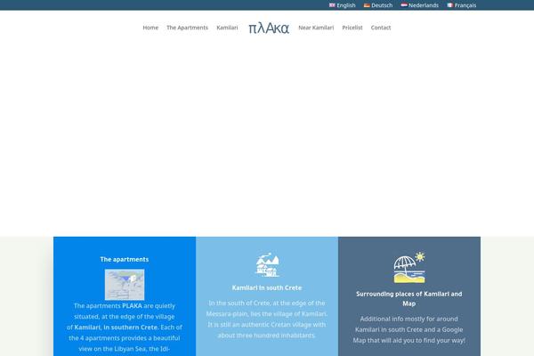 plakakreta.com site used Divi-pr