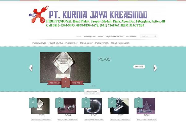 Boutique theme site design template sample