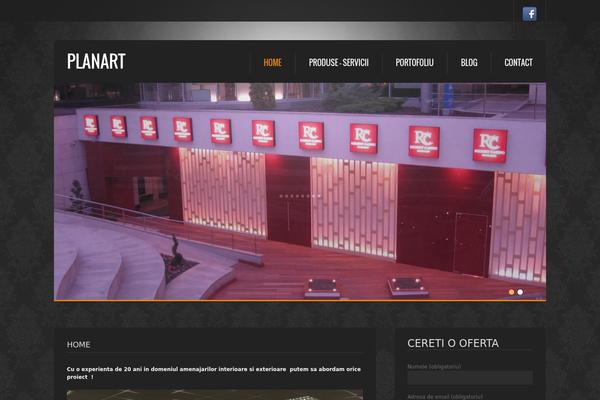 planart.ro site used Theme1887