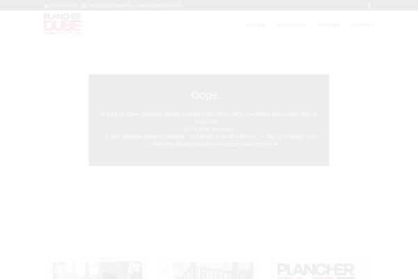 Jupiter theme site design template sample