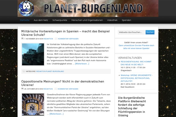 Site using Wordpress-social-stream plugin