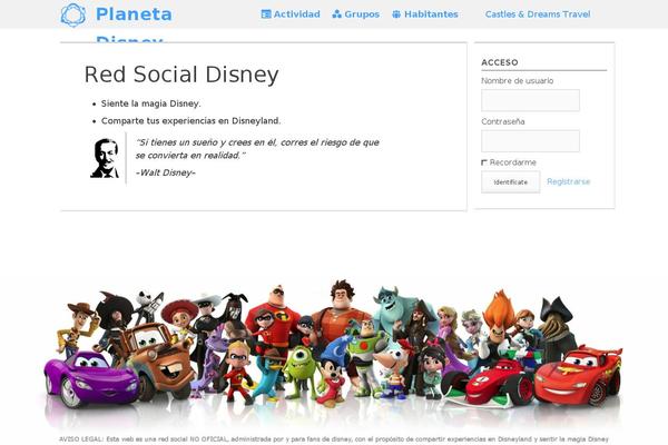 Site using BuddyPress Social plugin