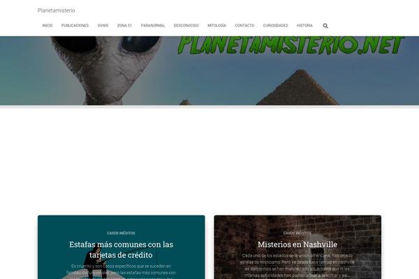 Hestia theme site design template sample