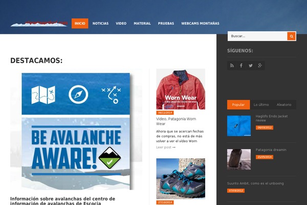 Outdoor theme site design template sample