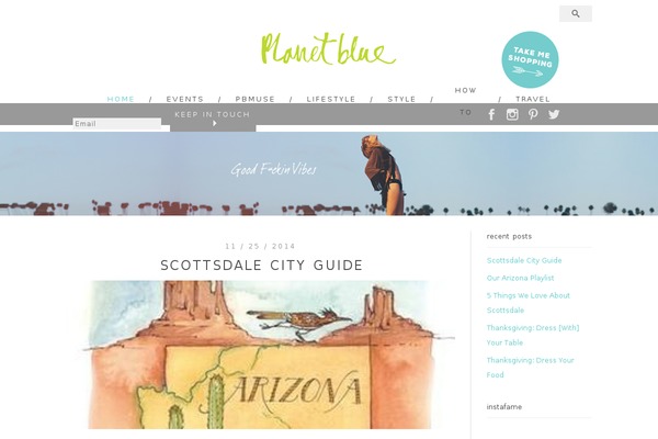 planetblueblog.com site used Sublime Press