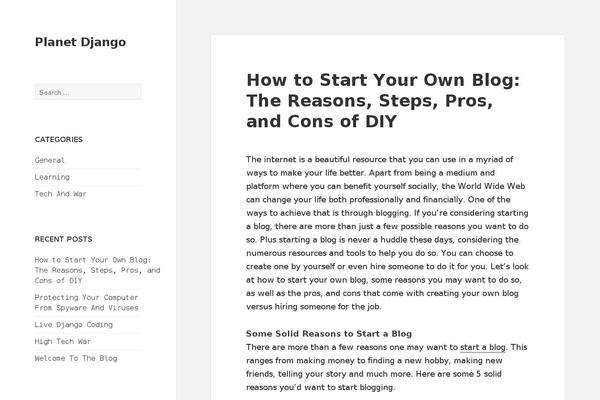 planetdjango.org site used Elucidate