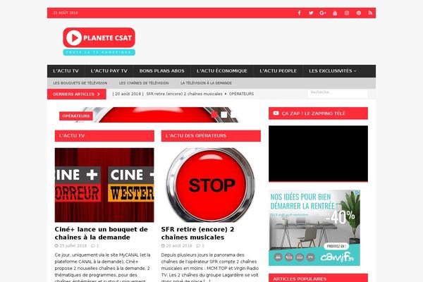MH Magazine theme site design template sample