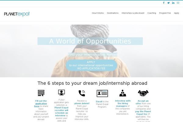 planetexpat.org site used Expat