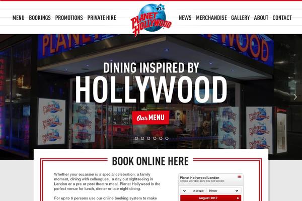 planethollywoodlondon.com site used Planethollywood