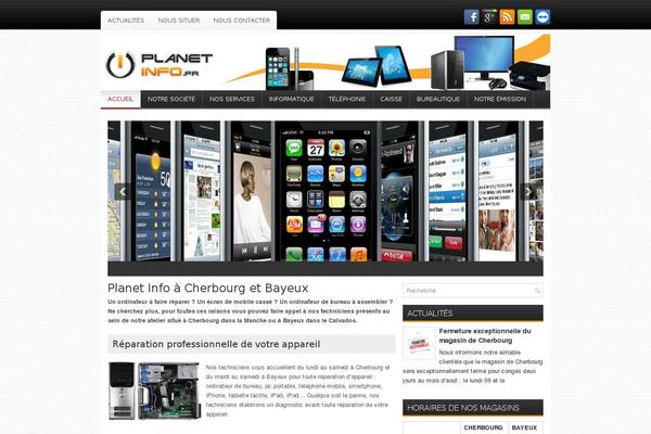 planetinfo.fr site used Mobitime