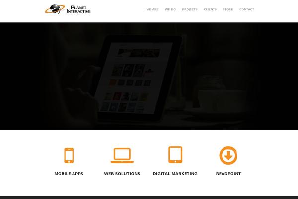 Wpex Thunder theme site design template sample