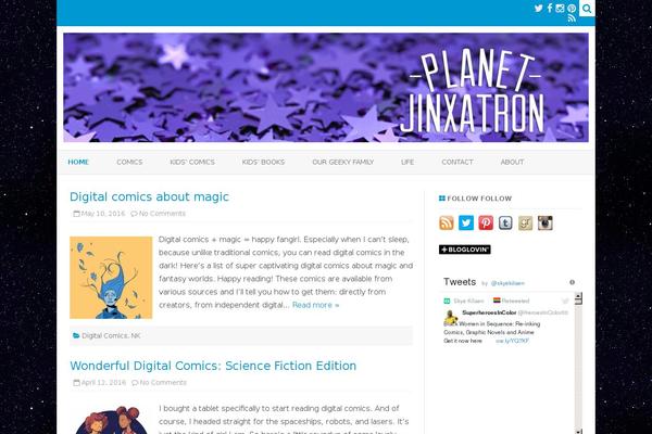 planetjinxatron.com site used Zerogravity-pro