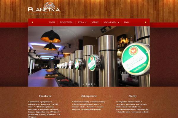 Bordeaux theme site design template sample