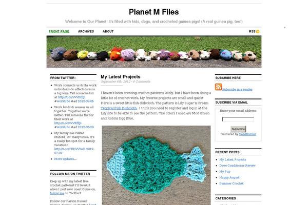 Cutline 3 Column Split theme site design template sample