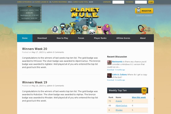Site using Drcwa plugin