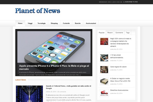 Broadcast theme site design template sample