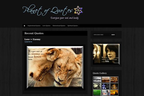 planetofquotes.com site used Wp Mysterious