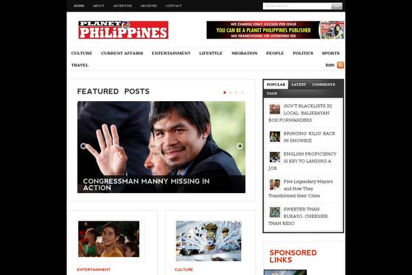 Daily Edition theme site design template sample