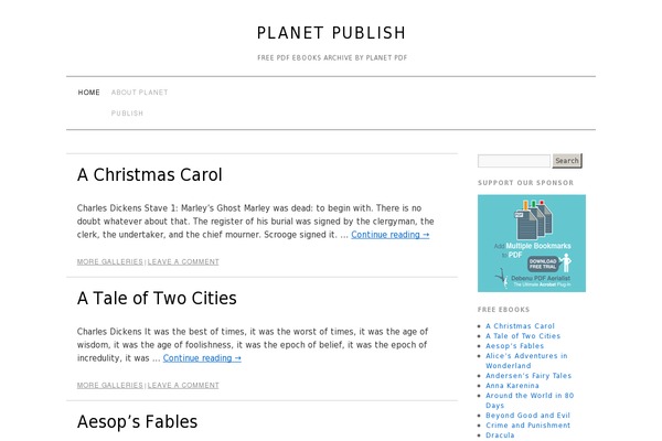 Brunelleschi theme site design template sample