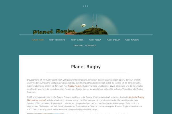 Perfetta theme site design template sample