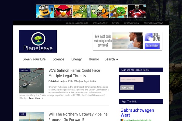 planetsave.com site used Greatmag