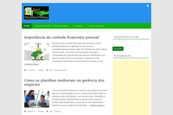 Forestly theme site design template sample