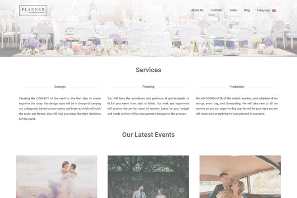Bone theme site design template sample