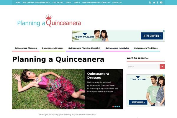 The Gossip theme site design template sample