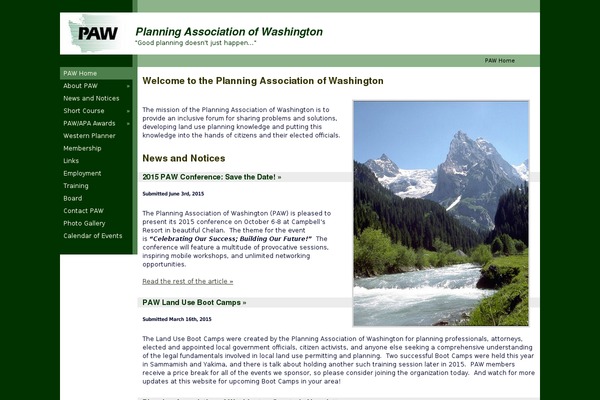 planningpaw.org site used Paw