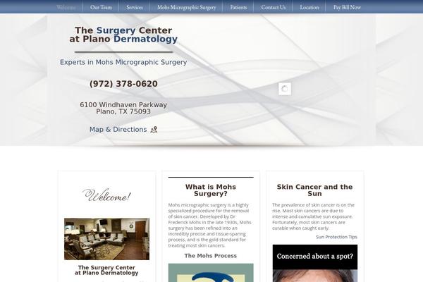 Storefront Child theme site design template sample