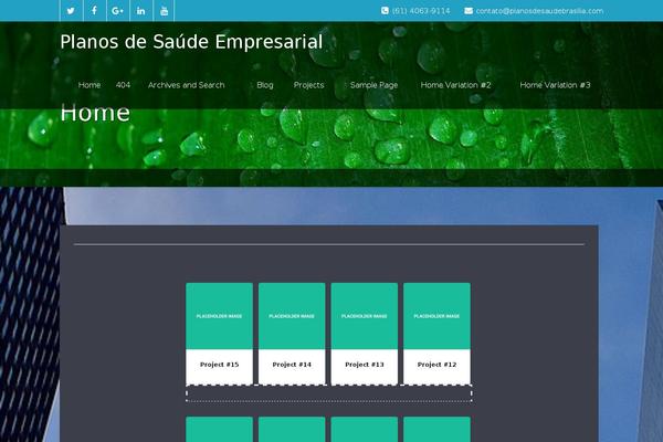 Twenty Sixteen theme site design template sample