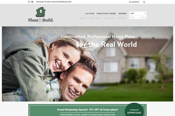 The Retailer theme site design template sample