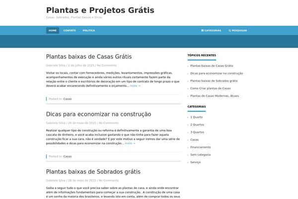 WordPlus theme site design template sample