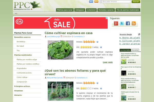 Site using Comment-rating plugin