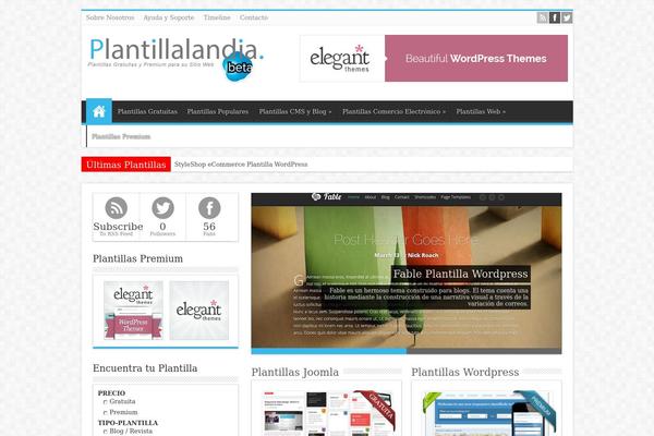 Sahifa theme site design template sample