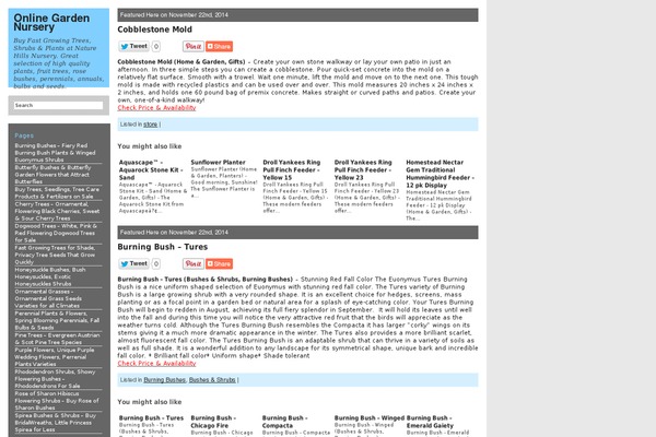 plantsdirectusa.com site used Fashion-store-lite