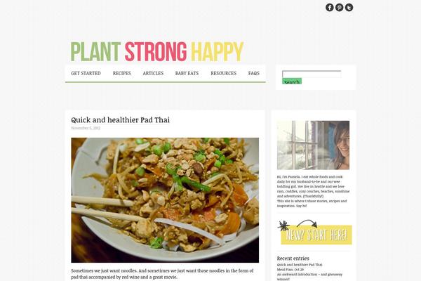 plantstronghappy.com site used Blogum
