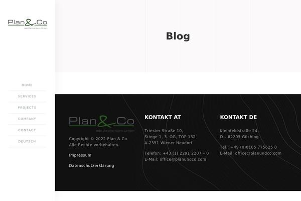 Arki theme site design template sample