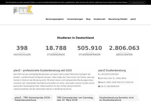 Customizr Pro theme site design template sample