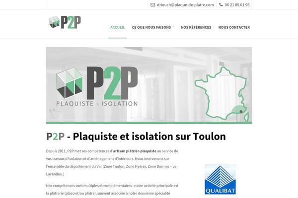 Proxima theme site design template sample